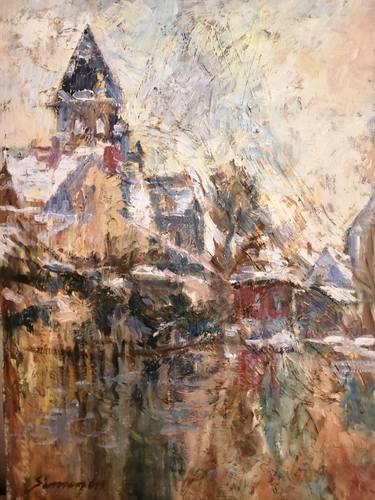 Original Impressionism Landscape Paintings by Siniša Simon