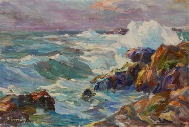 Original Impressionism Seascape Paintings by Siniša Simon