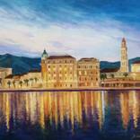 Split in dusk by Siniša Simon