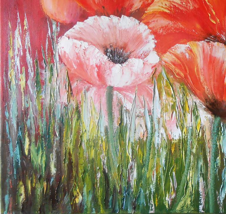 Original Impressionism Floral Painting by Natalya Zhdanova