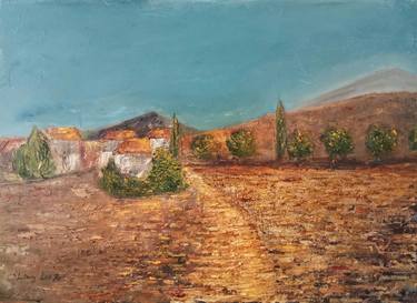 Original Expressionism Landscape Paintings by Karmit Lev Ari