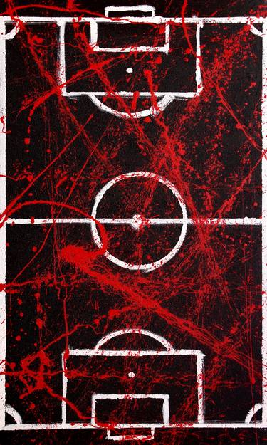 Original Abstract Sport Paintings by Davide Canepa