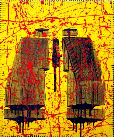 Original Abstract Expressionism Abstract Paintings by Davide Canepa