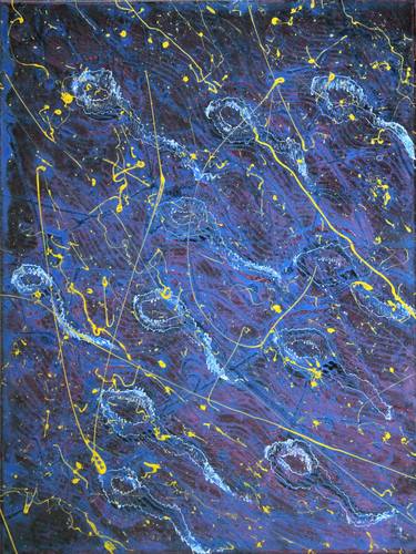 Original Abstract Expressionism Abstract Paintings by Davide Canepa