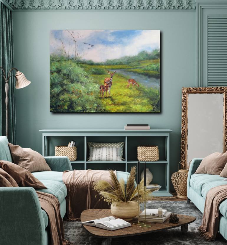 Original Realism Animal Painting by Lolita Bronzini