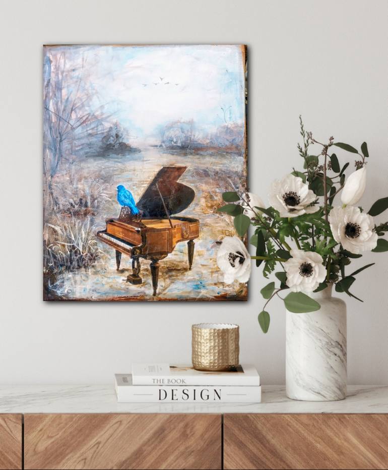 Original Figurative Landscape Painting by Lolita Bronzini