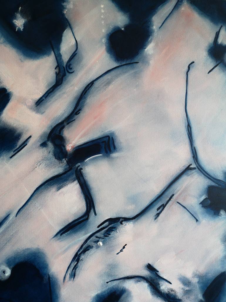 Original Conceptual Abstract Painting by Maria Elena Buemi