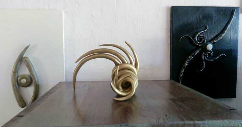 Original Abstract Erotic Sculpture by Ines Nanda Drole