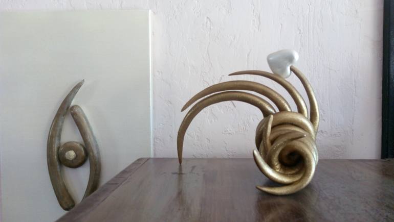 Original Abstract Erotic Sculpture by Ines Nanda Drole