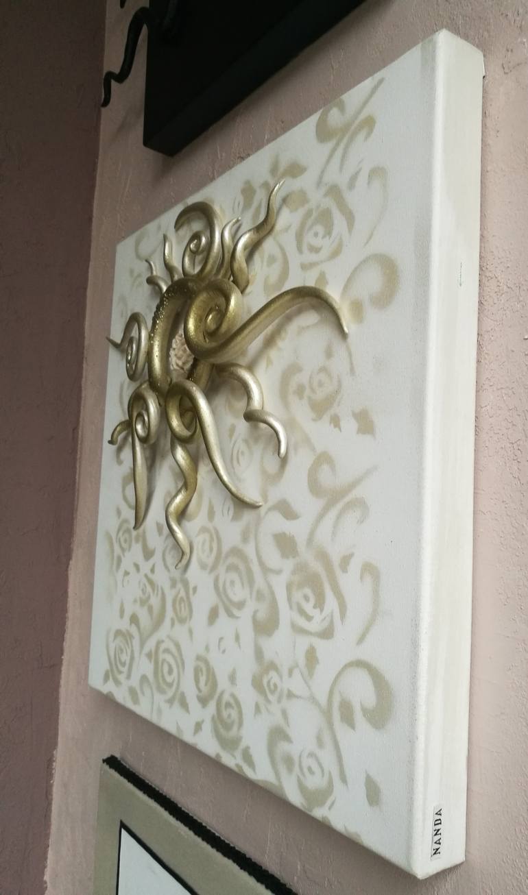 Original Minimalism Abstract Painting by Ines Nanda Drole