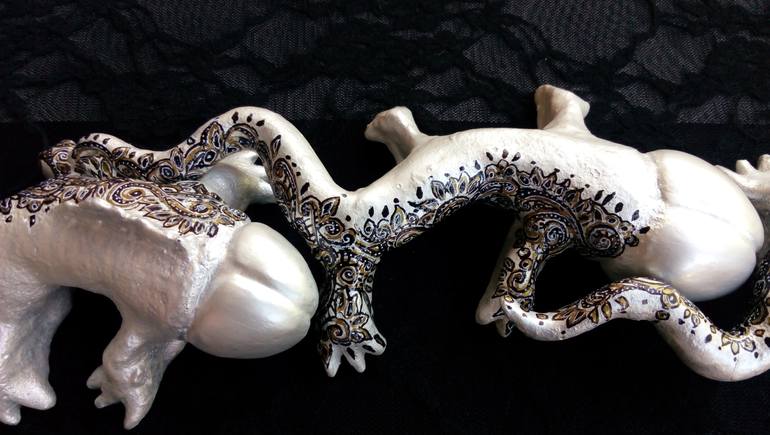 Original Erotic Sculpture by Ines Nanda Drole