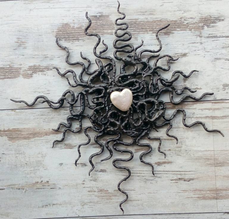 Original Love Sculpture by Ines Nanda Drole