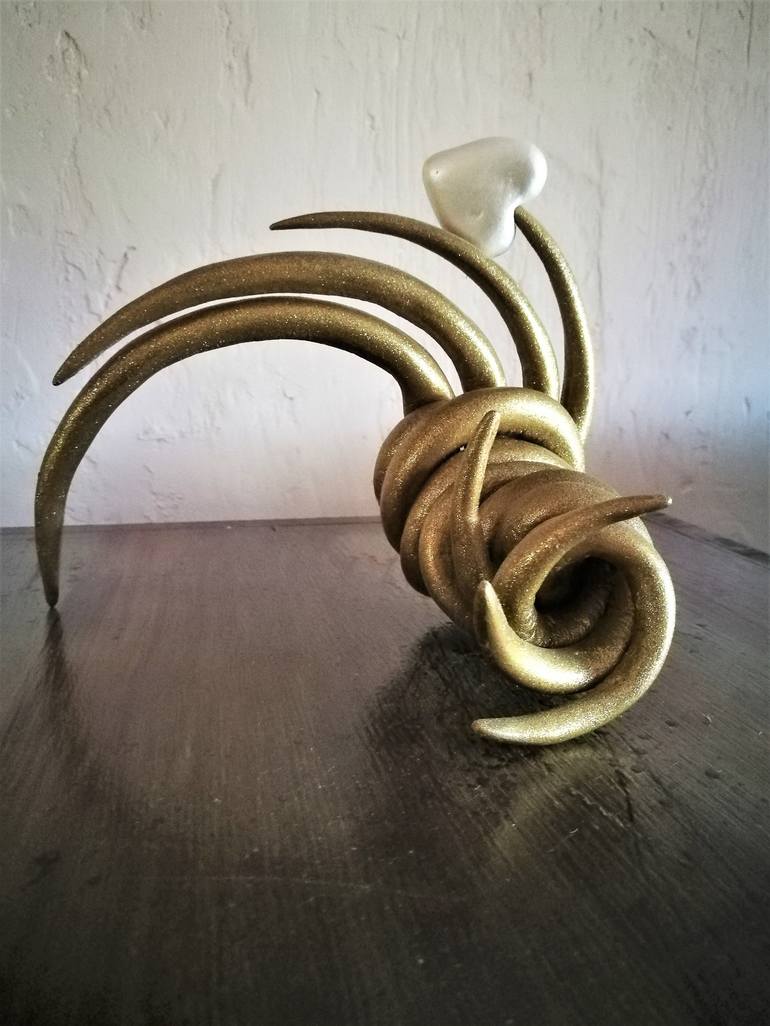 Original Minimalism Abstract Sculpture by Ines Nanda Drole
