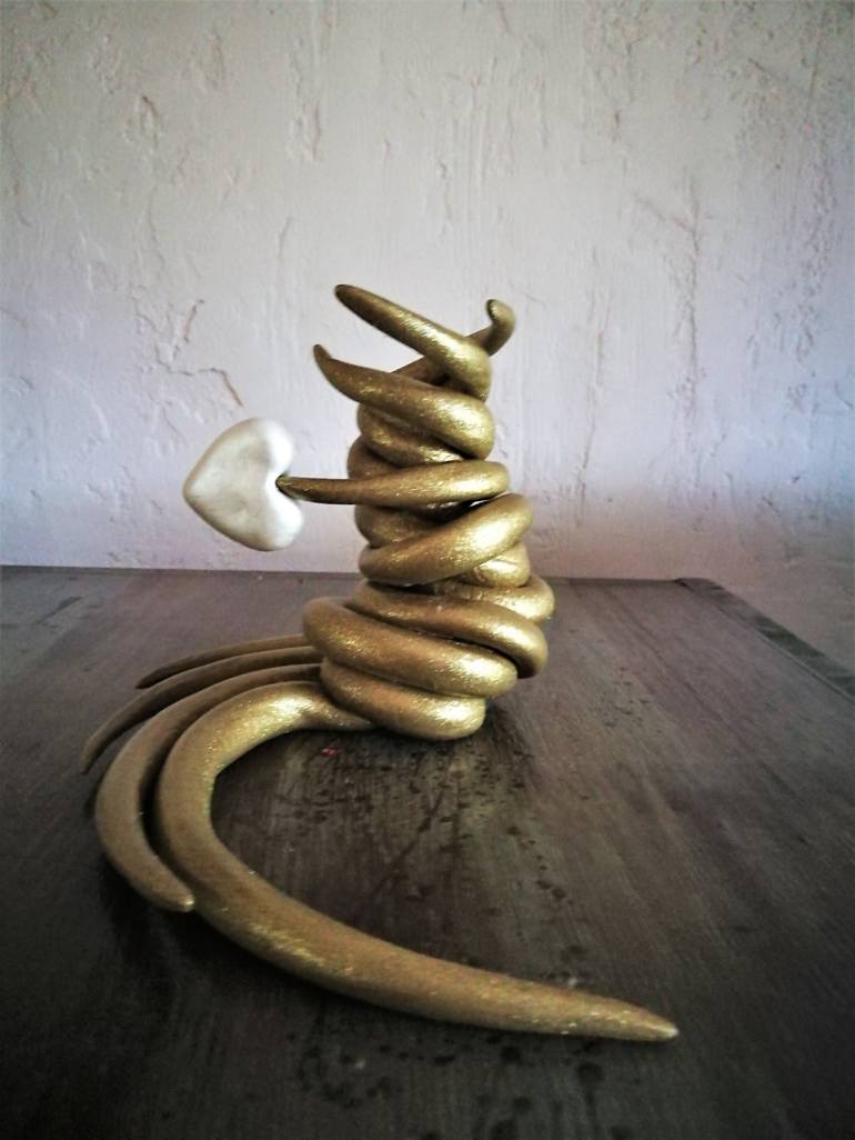 Original Minimalism Abstract Sculpture by Ines Nanda Drole