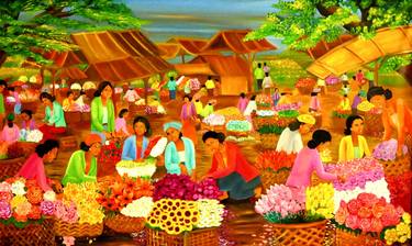 Indonesian Flower market thumb