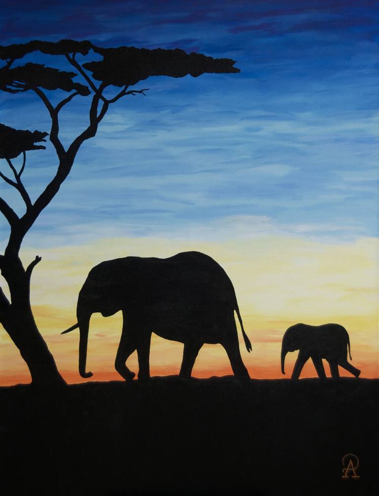 Big Shadows Painting by Brent Anderson | Saatchi Art