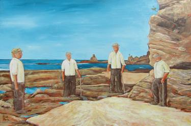 Original Figurative Seascape Paintings by Bryce Brown