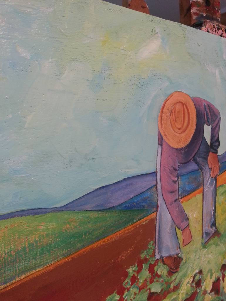 Original Figurative Rural life Painting by Bryce Brown