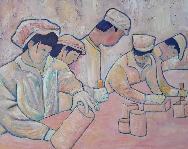 The Proletariat Painting by Bryce Brown Saatchi Art