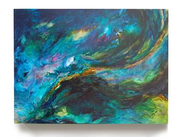 Print of Abstract Water Paintings by Juliet Sikora