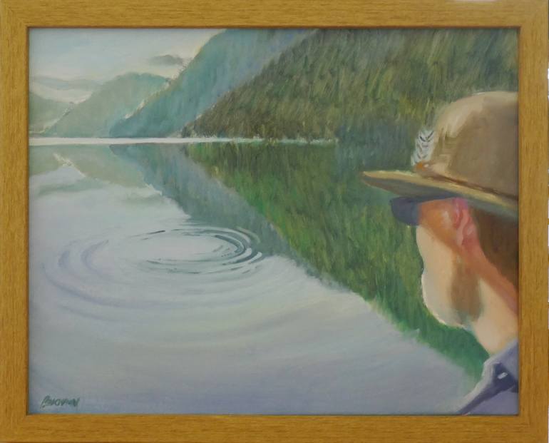 Original Contemporary Water Painting by Leigh Buchanan