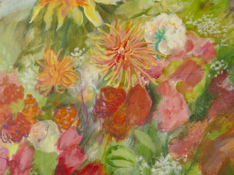 Original Fine Art Floral Painting by Leigh Buchanan