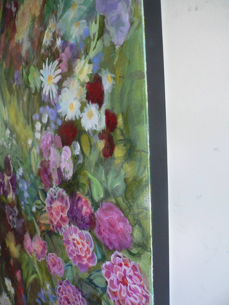 Original Fine Art Floral Painting by Leigh Buchanan