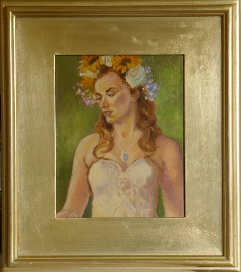 Original Fine Art Women Painting by Leigh Buchanan