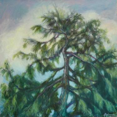 Original Impressionism Nature Painting by Leigh Buchanan