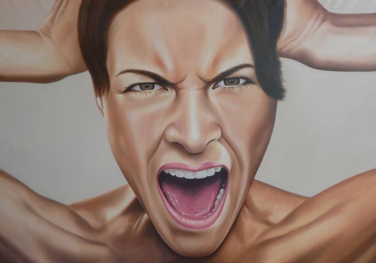 STRENUOUS Painting by Leif ArtandStyle Saatchi Art