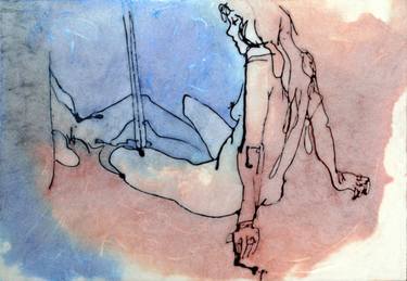 Print of Figurative Nude Mixed Media by Martin White