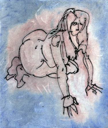Print of Figurative Nude Mixed Media by Martin White