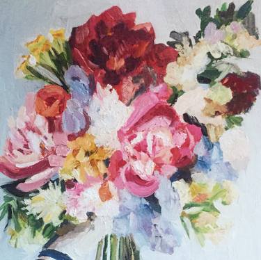 Original Impressionism Floral Paintings by Sophie Hoad Halma