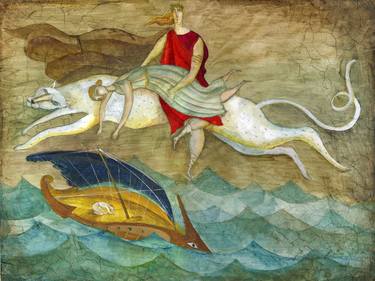 Original Classical mythology Paintings by Yevgenia Nayberg