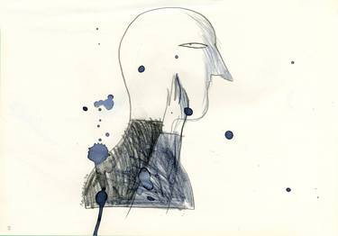 Print of Conceptual People Drawings by Yevgenia Nayberg