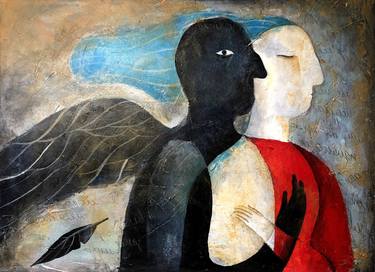 Original Conceptual Love Paintings by Yevgenia Nayberg