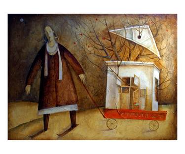 Original Conceptual People Paintings by Yevgenia Nayberg