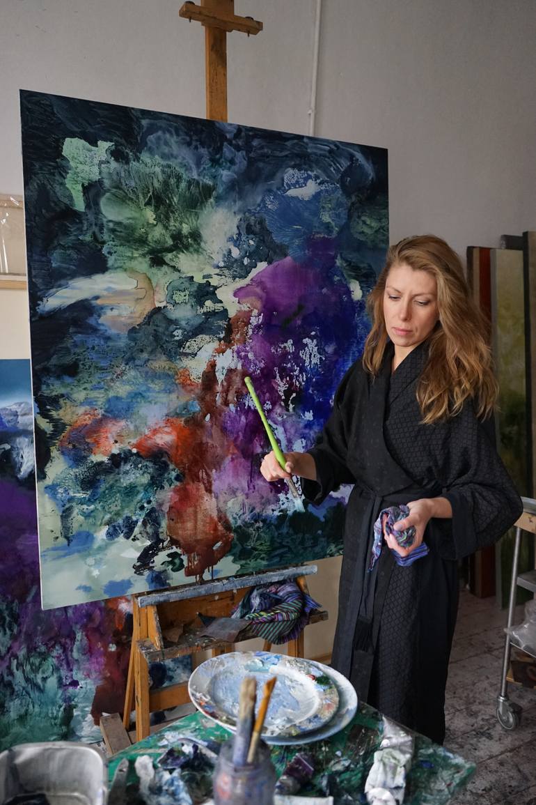Original Abstract Nature Painting by Aleksandra Batura