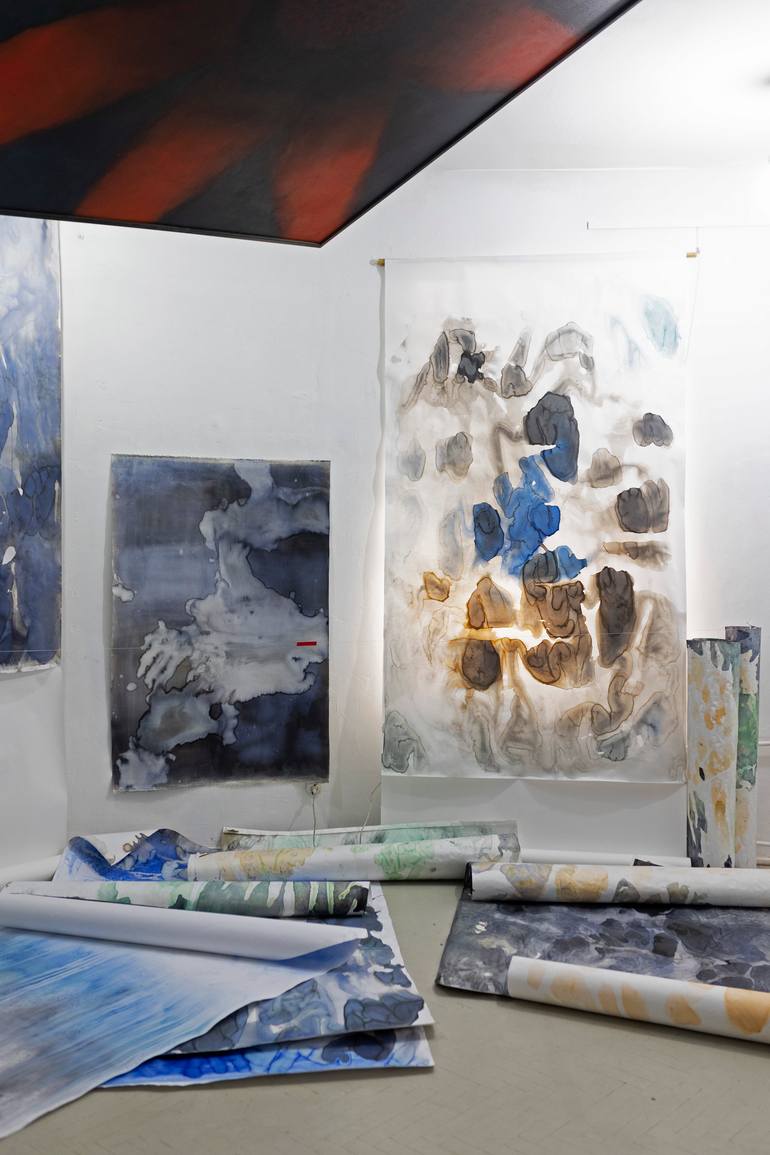 Original Abstract Expressionism Abstract Painting by Aleksandra Batura