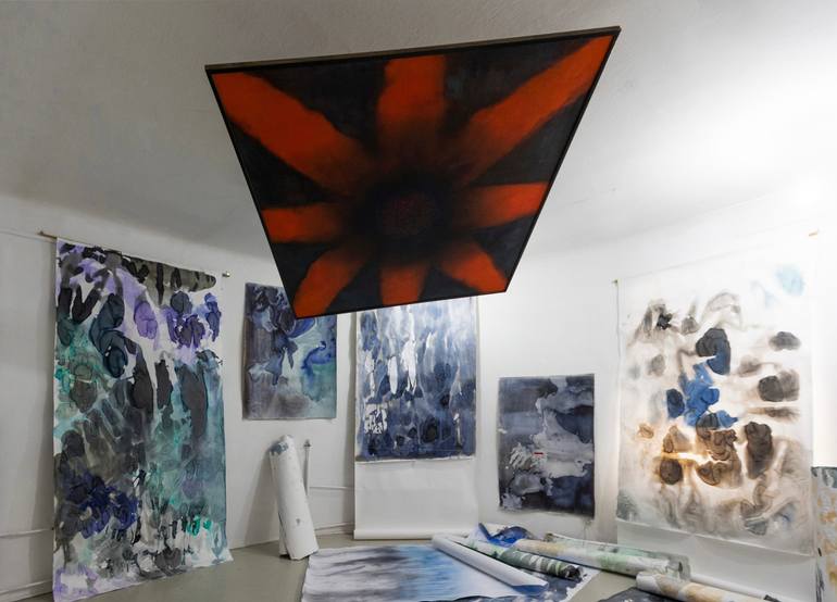 Original Abstract Expressionism Abstract Painting by Aleksandra Batura