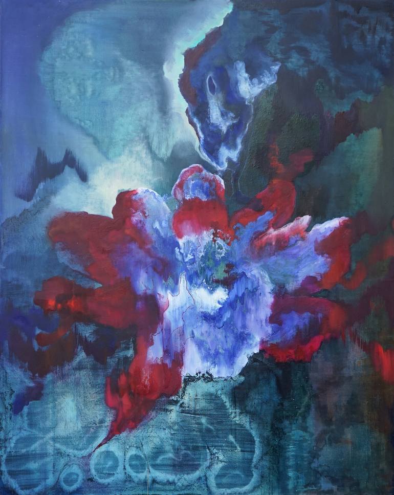 Original Abstract Expressionism Abstract Paintings by Aleksandra Batura