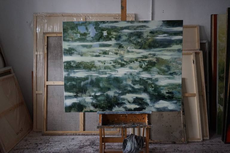 Original Abstract Nature Painting by Aleksandra Batura