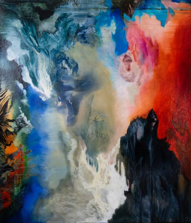 Original Abstract Expressionism Abstract Painting by Aleksandra Batura