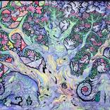 Large Tree Painting by Anna Grinčuka