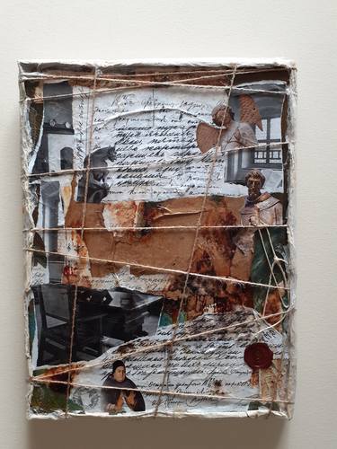 Original Abstract Collage by Jimmy Zalkauskas
