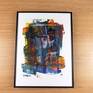 framed on table