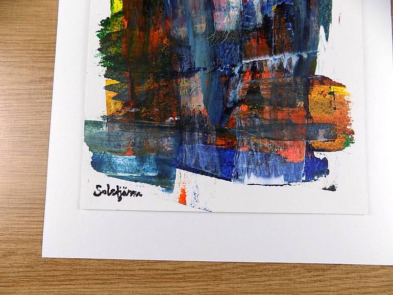 Original Abstract Expressionism Abstract Painting by Richard Solstjärna