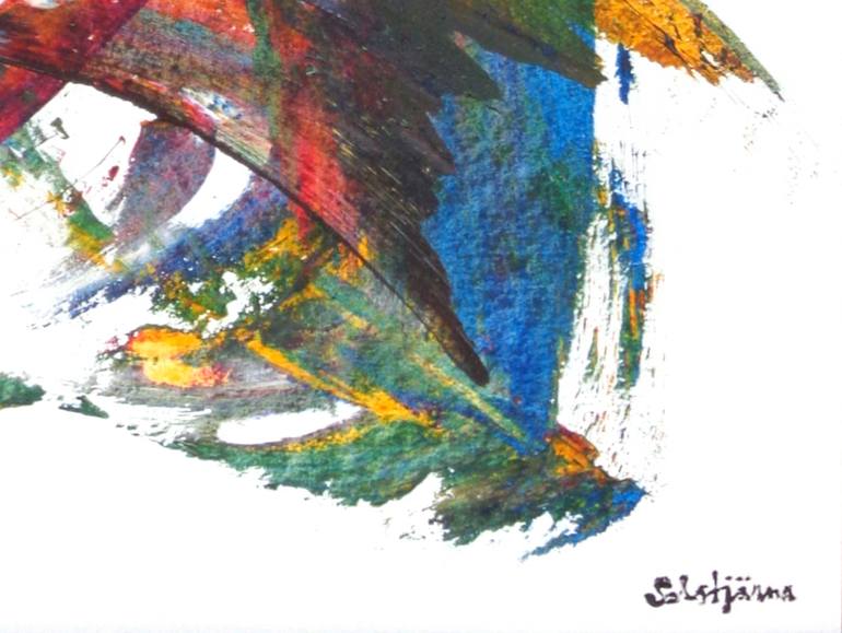 Original Abstract Expressionism Abstract Painting by Richard Solstjärna