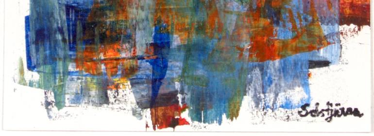 Original Abstract Expressionism Abstract Painting by Richard Solstjärna