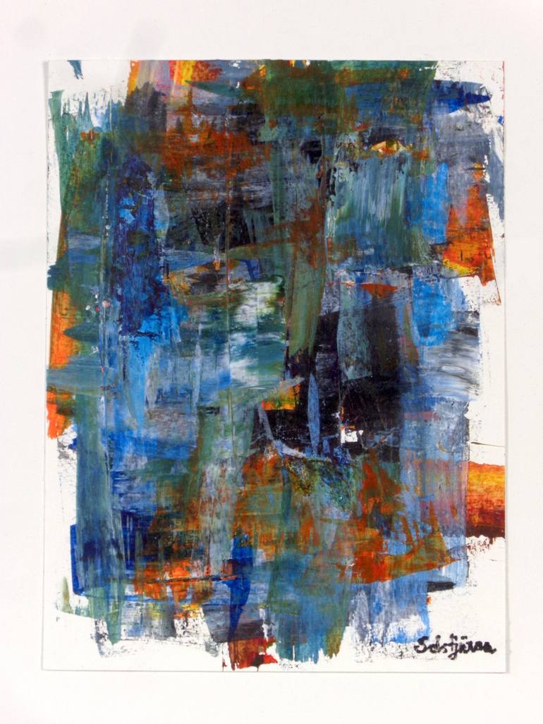 Original Abstract Painting by Richard Solstjärna